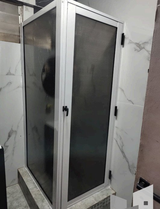 Box de ducha, policarbonato fumé